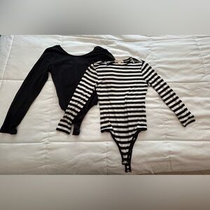 2 Bodysuits Sz S